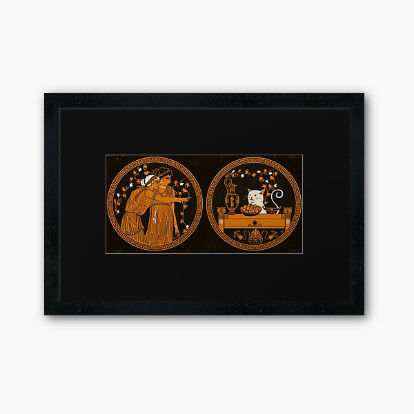 Item preview, Ancient Greek Vase Cat Meme designed and sold by AlexanderPetela.