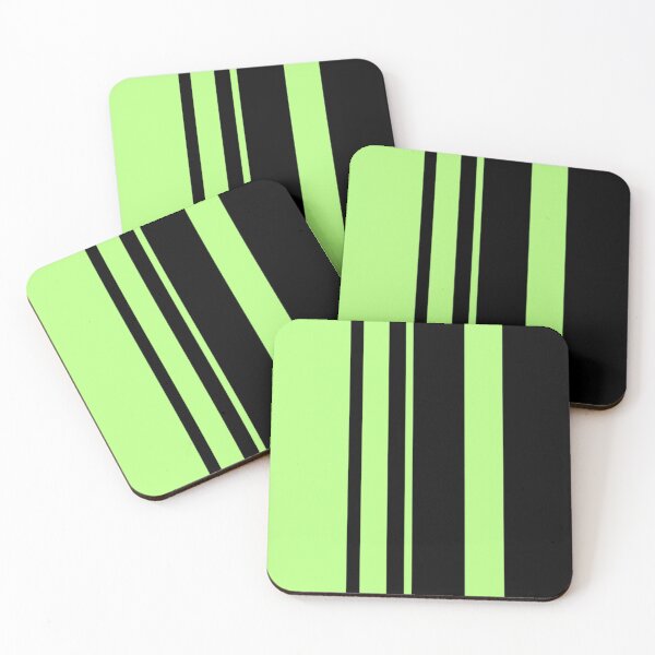 Item preview, Fluorescent Green neon stripes vertical  designed and sold by HaleyRedshaw.