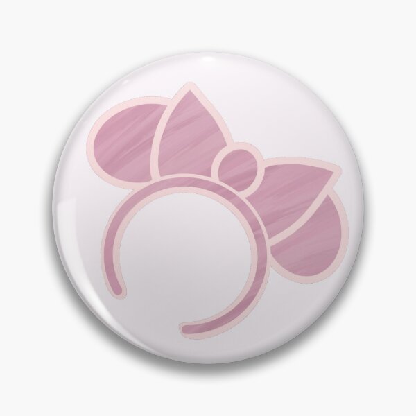 Item preview, Pink Mouse Ears Sticker designed and sold by howmanyroses.