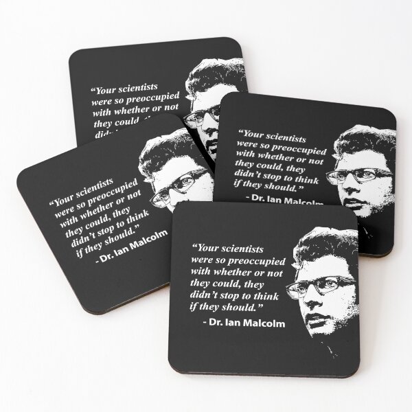 Item preview, Dr. Ian Malcolm Quote from Jurassic Park designed and sold by Luhmdesign.