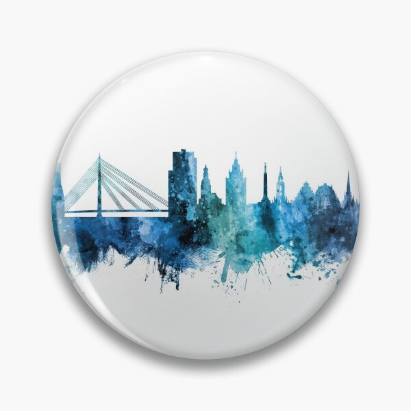 Item preview, Riga Latvia Skyline designed and sold by ArtPrints.