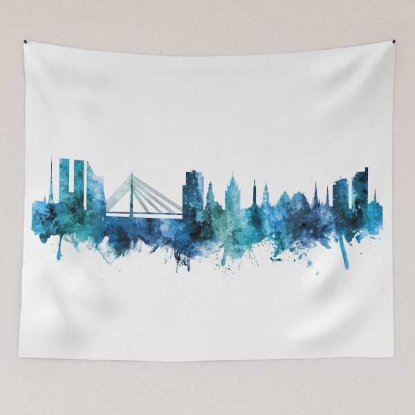 Item preview, Riga Latvia Skyline designed and sold by ArtPrints.