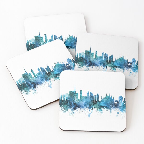 Aperçu de l'œuvre Milan Italy Skyline créée et vendue par ArtPrints.