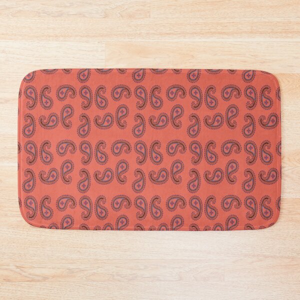 Item preview, Red paisley print pattern  designed and sold by tetibright.