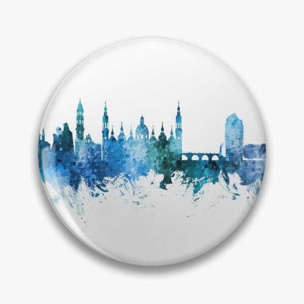 Item preview, Zaragoza Spain Skyline designed and sold by ArtPrints.