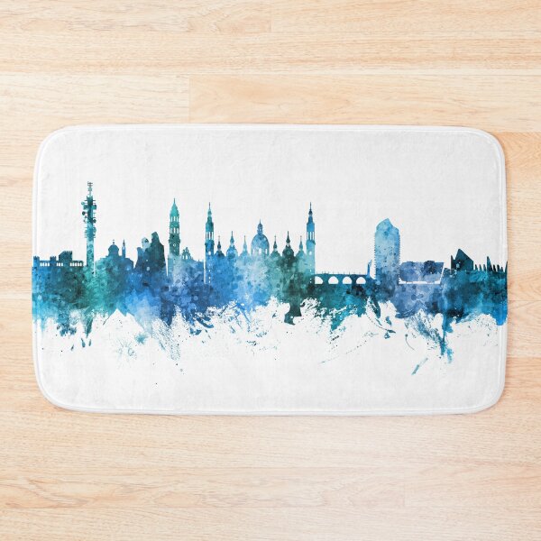 Item preview, Zaragoza Spain Skyline designed and sold by ArtPrints.