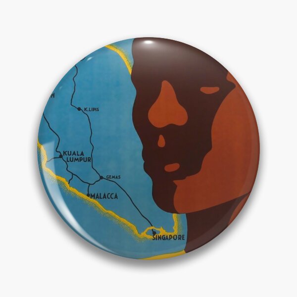 Item preview, Visit Malaya vintage travel poster designed and sold by stickart-marek.