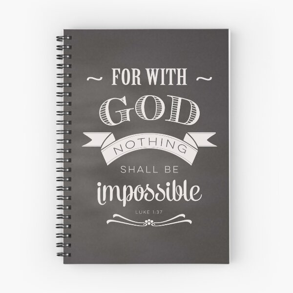 Item preview, Nothing is Impossible, Luke 1:37 designed and sold by SimplyPut.