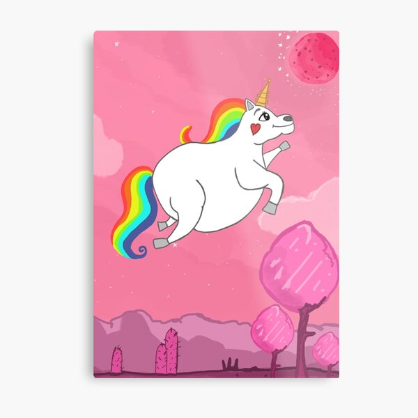 Uniloon, Rainbow Unicorn Metal Print
