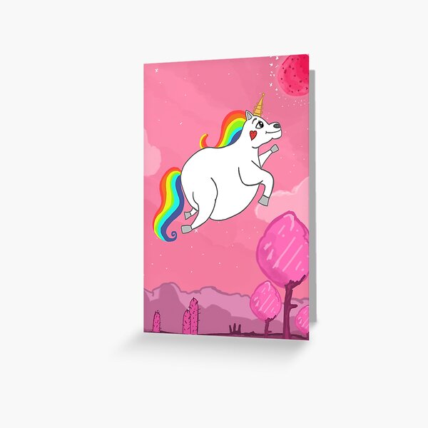 Uniloon, Rainbow Unicorn Greeting Card