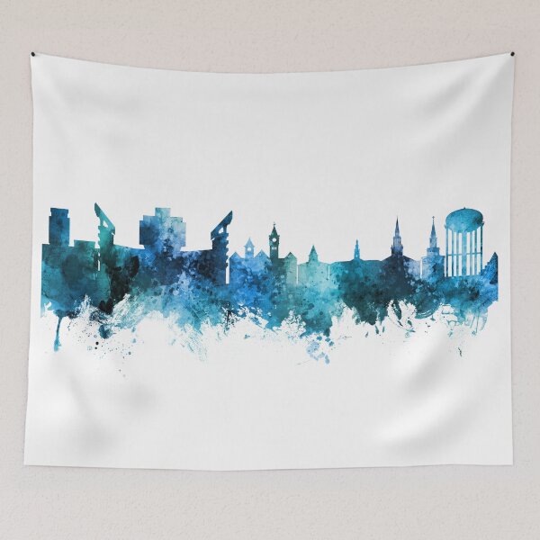 Item preview, Auburn Alabama Skyline designed and sold by ArtPrints.