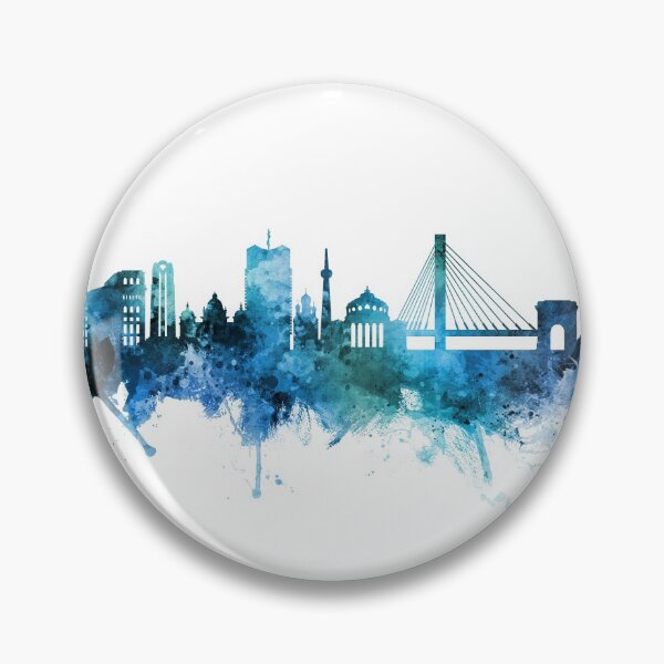 Item preview, Bucharest Romania Skyline designed and sold by ArtPrints.