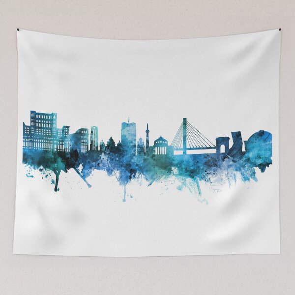 Item preview, Bucharest Romania Skyline designed and sold by ArtPrints.