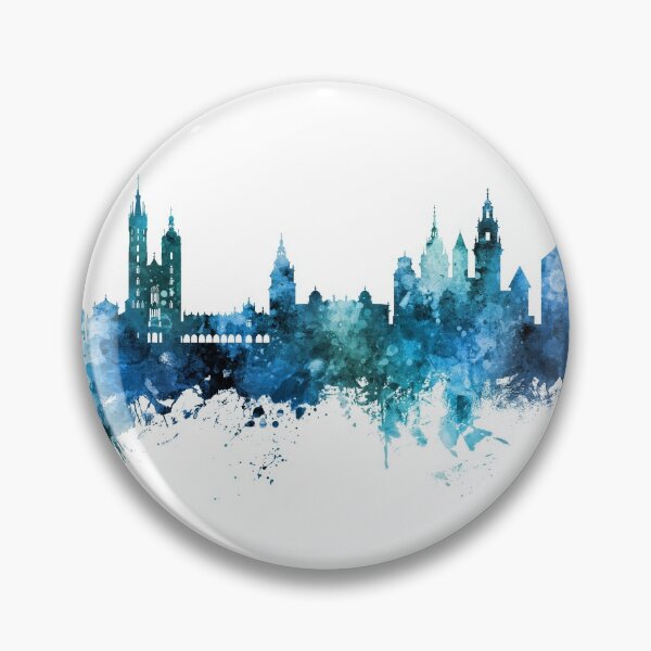 Item preview, Krakow Poland Skyline designed and sold by ArtPrints.