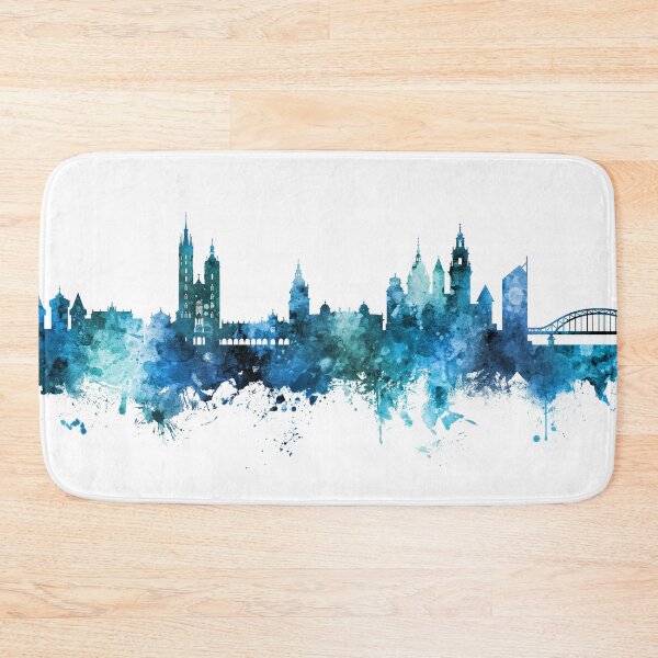 Item preview, Krakow Poland Skyline designed and sold by ArtPrints.