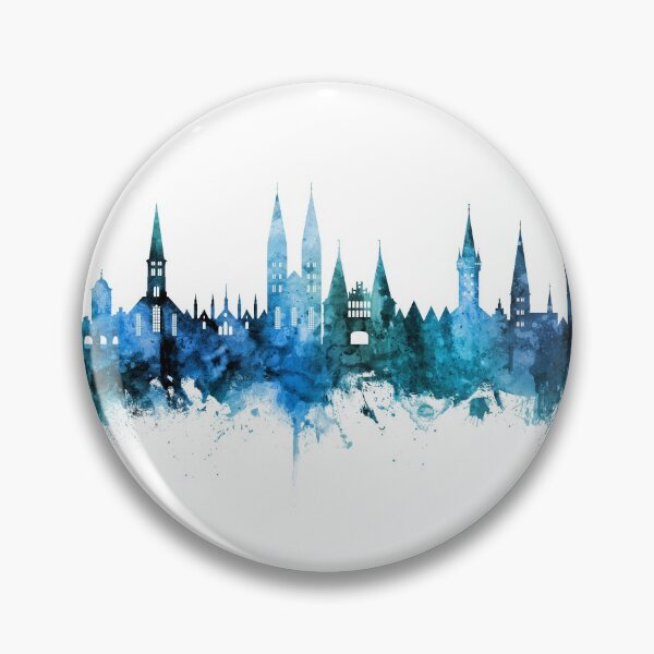 Item preview, Lubeck Germany Skyline designed and sold by ArtPrints.