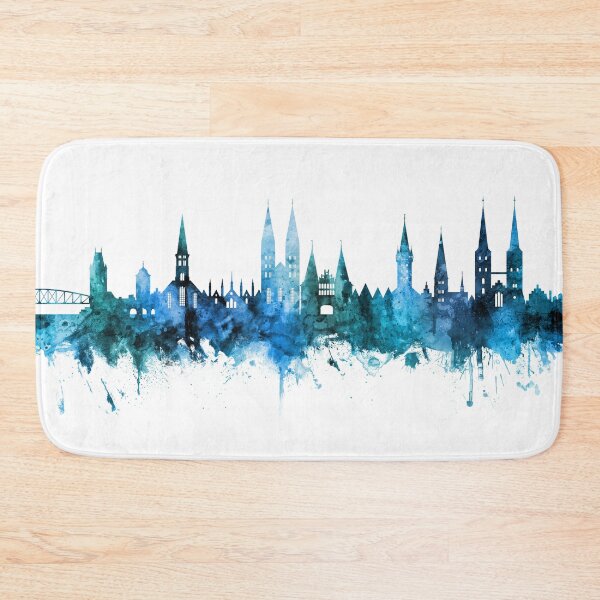 Item preview, Lubeck Germany Skyline designed and sold by ArtPrints.