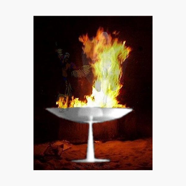 flames of our ancestors Photographic Print