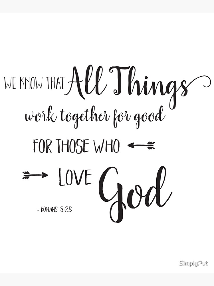 All Things Work Together - Rom 8:28 | Tote Bag