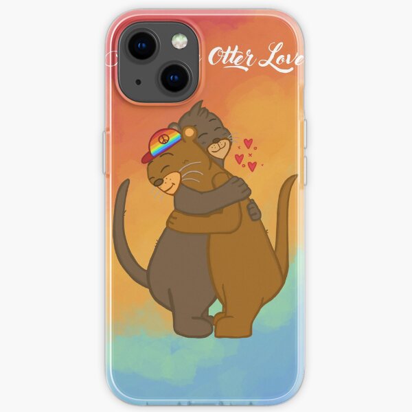 A Whole Otter Love - Gay Otters - Pride iPhone Soft Case