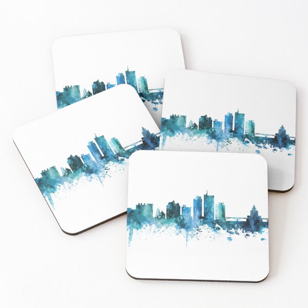Item preview, Cedar Rapids Iowa Skyline designed and sold by ArtPrints.