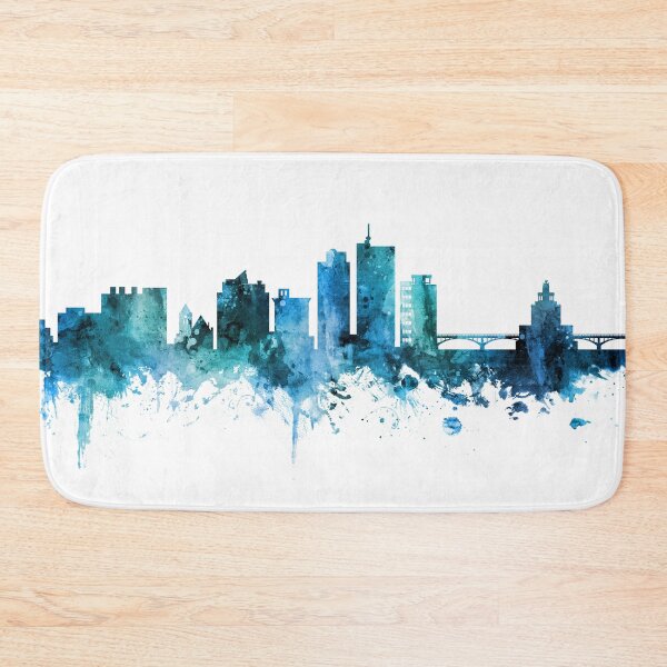 Item preview, Cedar Rapids Iowa Skyline designed and sold by ArtPrints.