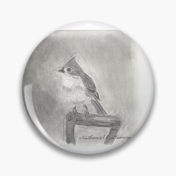 Item preview, Tufted Titmouse [Graphite Pencil] designed and sold by Nathaniel E. Dearing.