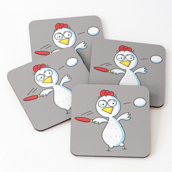 Item preview, Funny chicken plays table tennis designed and sold by spontania.