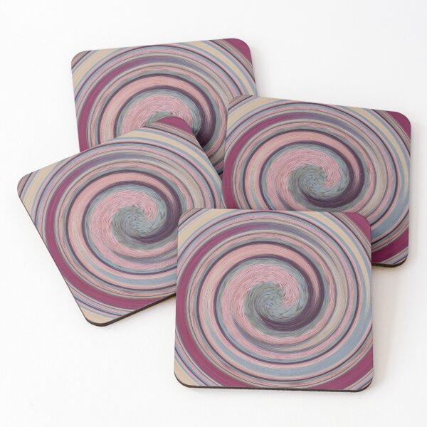 Item preview, modern bright and vibrant modern swirls designed and sold by pollywolly.