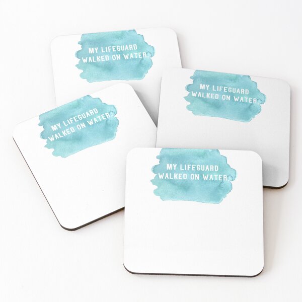 Item preview, My Lifeguard Walked on Water, Christian Quote designed and sold by StickerDirect.