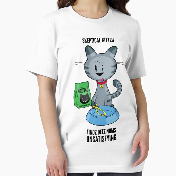 Skeptical Kitteh Doesn't Like Your Fish Essential T-Shirt