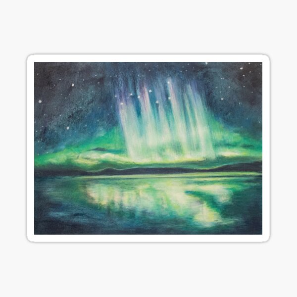 Northern light Sticker
