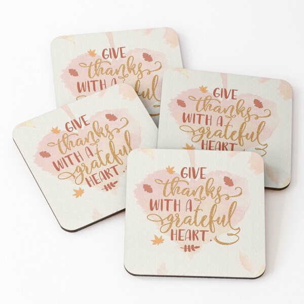 Item preview, Give Thanks with a Grateful Heart Typography designed and sold by SimplyPut.