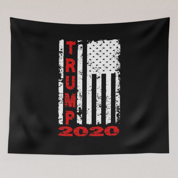 Item preview, US American Flag Trump 2020 designed and sold by ThatMerchStore.