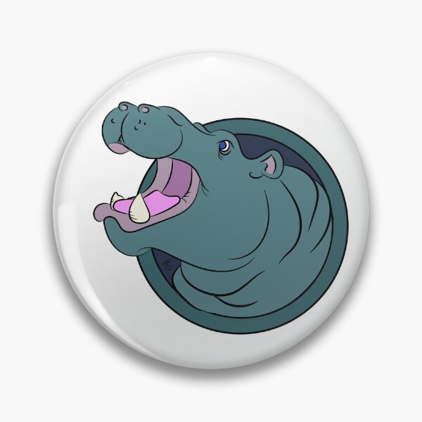 Item preview, Green Screaming Hippo designed and sold by Ratkey Designs .