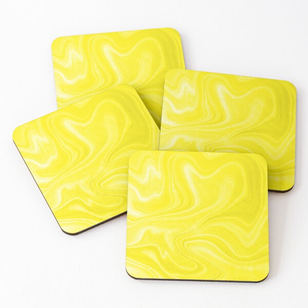 Item preview, Yellow Swirl Marble designed and sold by Design Minds Boutique.
