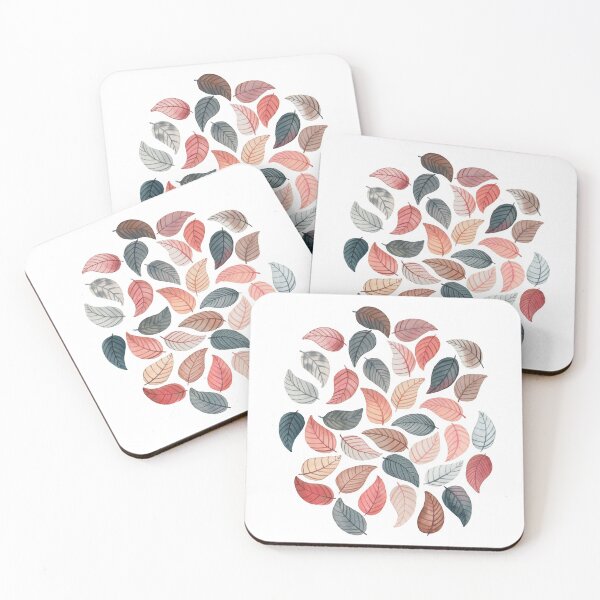 Item preview, Abstract Colorful Watercolor Leaves Foliage designed and sold by lunaisdrawing.