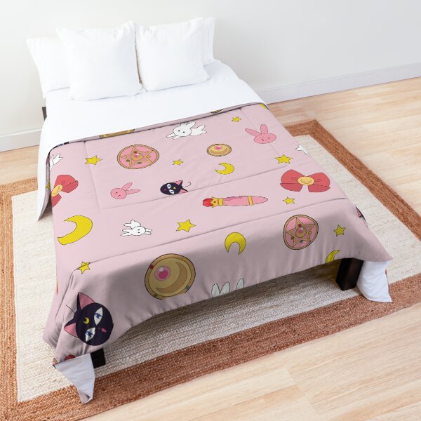 Sailor moon anime manga pattern Comforter