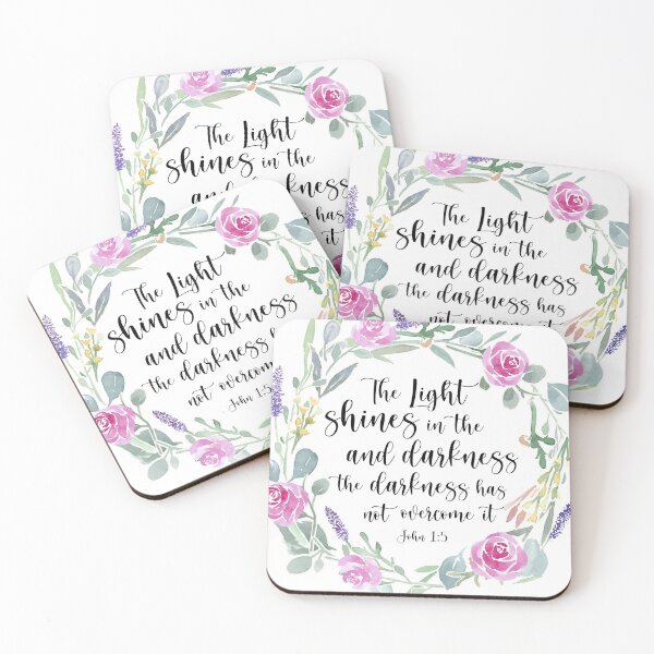 Item preview, Light shines in the darkness  designed and sold by Rebecca Randle.