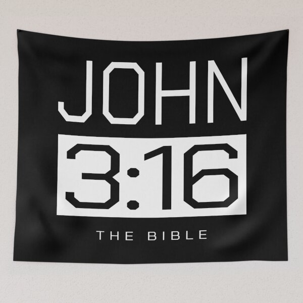 Item preview, John 3:16, Bible, Christ designed and sold by Gladwigshausen.