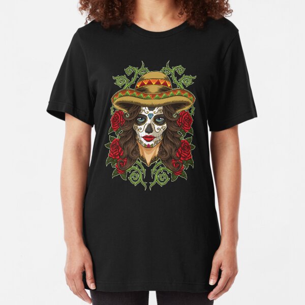 La Calavera Catrina - Lady of the Dead Slim Fit T-Shirt