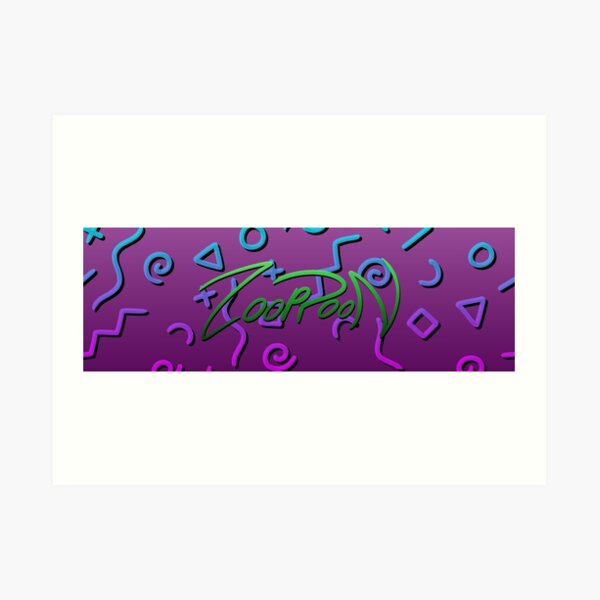 Zooptoon Logo Art Print