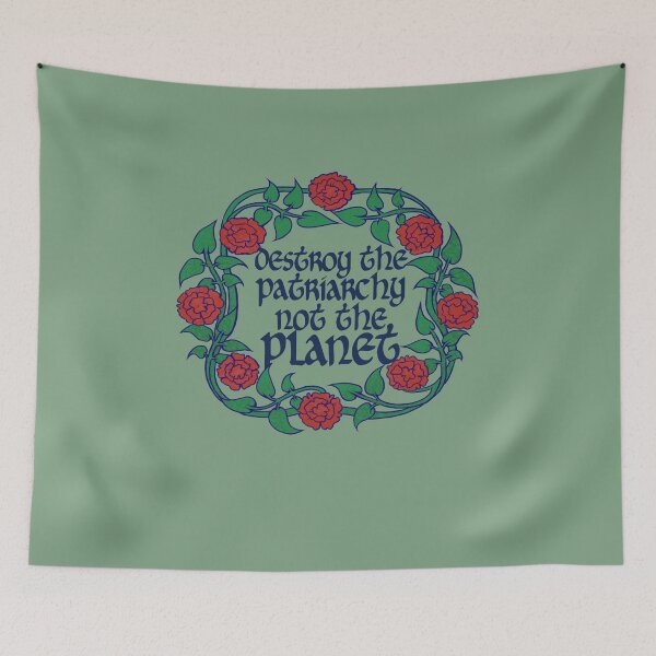 Item preview, Destroy the patriarchy not the planet designed and sold by FrictionMaxxing.