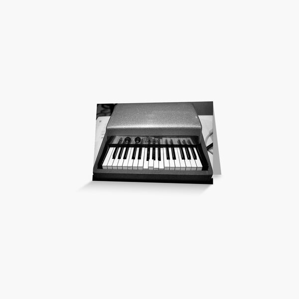Fender Rhodes Electric Piano Greeting Card