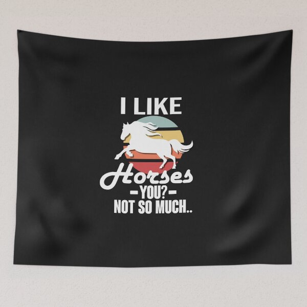 Item preview, I like horses! designed and sold by Cutebutfunny.