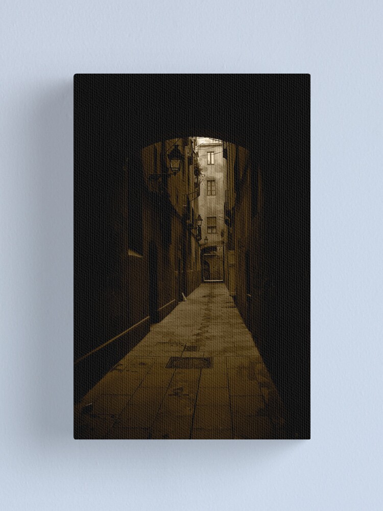 Alternate view of Barcelona Alley Canvas Print