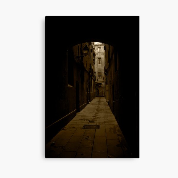 Barcelona Alley Canvas Print