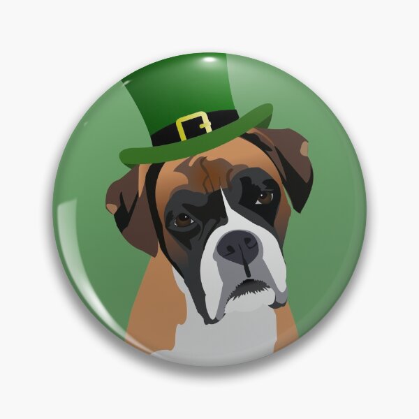 Item preview, St Patrick's Day Boxer Dog designed and sold by KCPetPortraits.