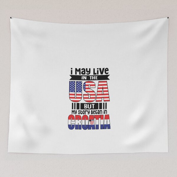 Item preview, MY STORY BEGAN IN CROATIA US AMERICA QUOTE T SHIRT SWEATER GIFT PRESENT designed and sold by Timcito.