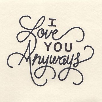 Artwork thumbnail, Hand drawn typography by dandelilystudio